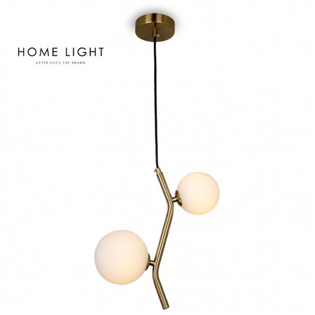 Visilica modernog i originalnog dizajna u boji mesinga