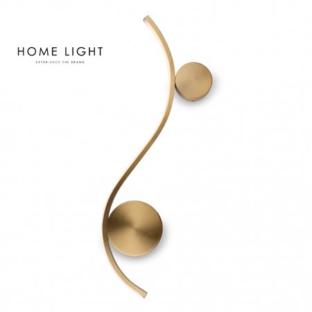 Zidna LED lampa snage 14W u mesing boji sa toplo belom bojom svetla.