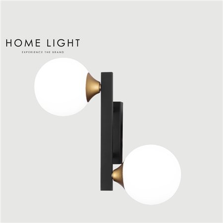 VESTA 580 ZIDNA LAMPA 2*G9 CRNA/MESING