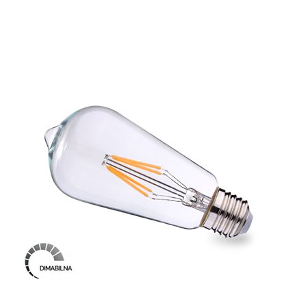 LED SIJALICA FILAMENT DIM ST64 8W E27 2700K