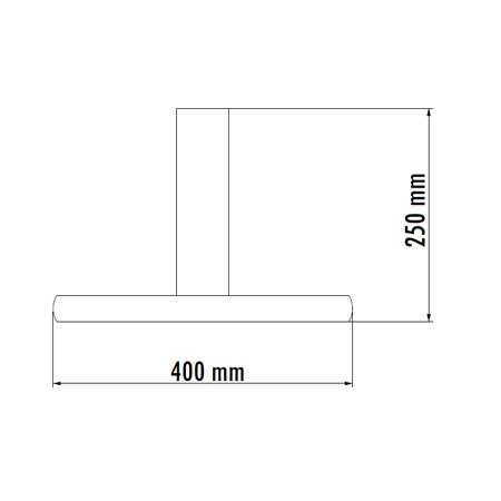 VESTA 618 PLAFONSKA SVETILJKA 45W 3000K SIVA/BRAON