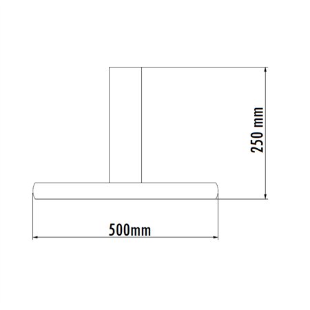 VESTA 619 PLAFONSKA SVETILJKA 55W 3000K SIVA/BRAON