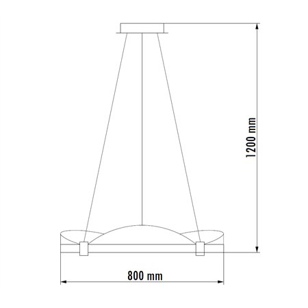 Led luster modernog izgleda.