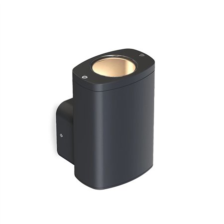 Zidna lampa za spoljnu upotrebu u IP54 zaštiti sa jednim sijaličnim grlom GU10.