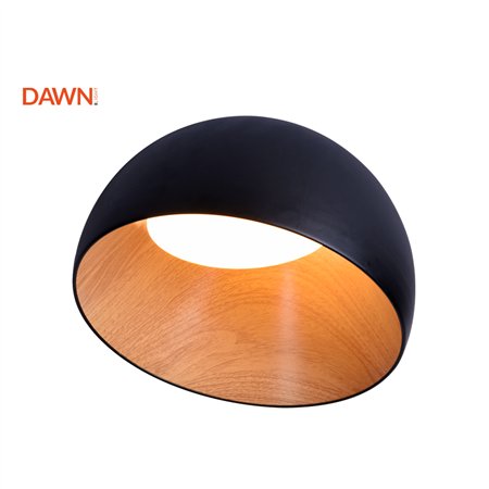 LED plafonska svetiljka crne boje