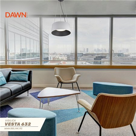 VESTA 632 VISILICA 24W 3000K BELA