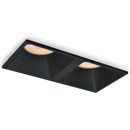 ROZETNA 715 2*GU10 CRNA