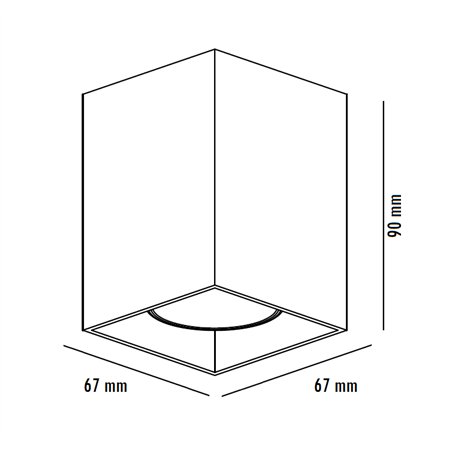 SVETILJKA JM-4084 ZIDNA 1*GU10 BELA IP20