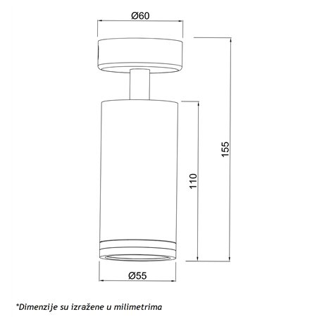 sa jednim sijaličnim grlom