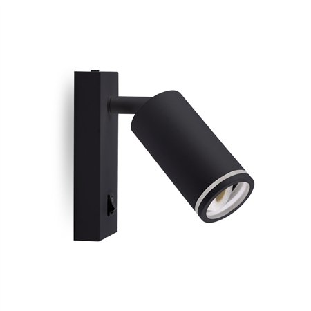 Zidna spot svetiljka crne boje