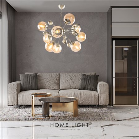 KIRPI 19129 LUSTER 9*E27 HROM