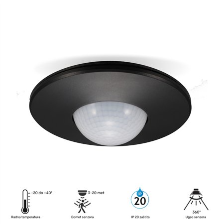 Senzor pokreta velike osetljivosti sa integrisanim kolom.