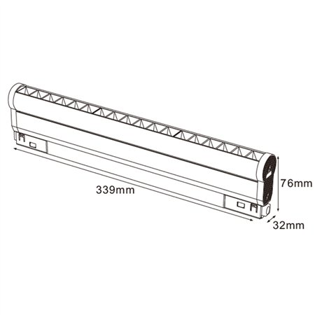 MAGNETIC SVETILJKA LED14-15W 3000K 30° 48V DC CRNA NEW
