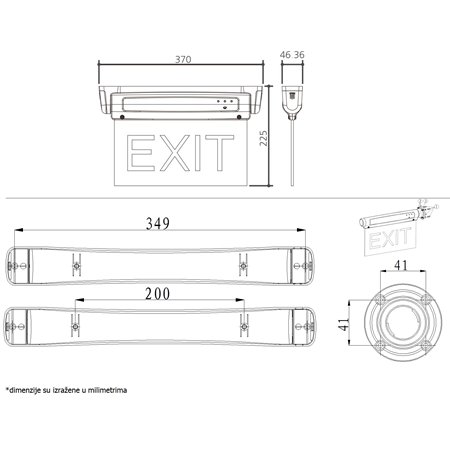 PANIK SVETILJKA NADGRADNA LE2912