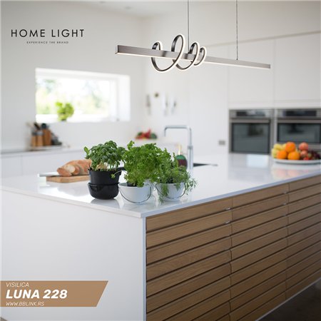 LUNA 228 VISILICA 43W 3000K SIVA/CRNA