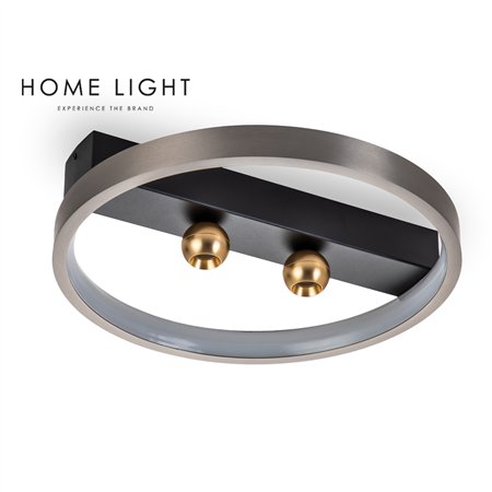 LUNA 233 PLAFONSKA SVETILJKA 29W 3000K SIVA/ZLATO