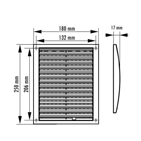 ERA ŽALUZINA 1825RRPN SIVA