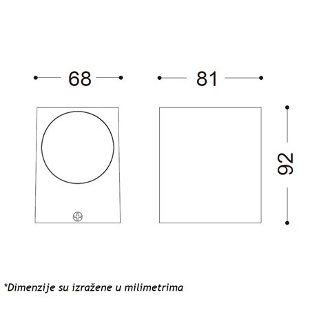 predviđena za spoljnu upotrebu