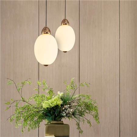 Elegantna LED visilica zlatne boje snage 10W