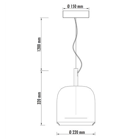 LUNA 216 LUSTER 24W 3000K MESING