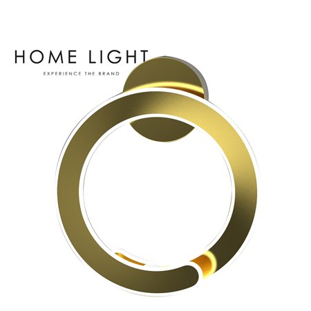 LUNA 260 ZIDNA LAMPA 24W 3000K MESING