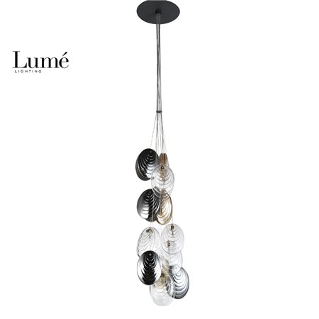 Kreativno i umetnički dizajnirana ekskluzivna visilica sa 12 sijaličnih grla