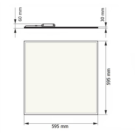 DAWN LED PANEL HN-PL6060 40W 4000K (4000lm) BACKLIGHT IP65