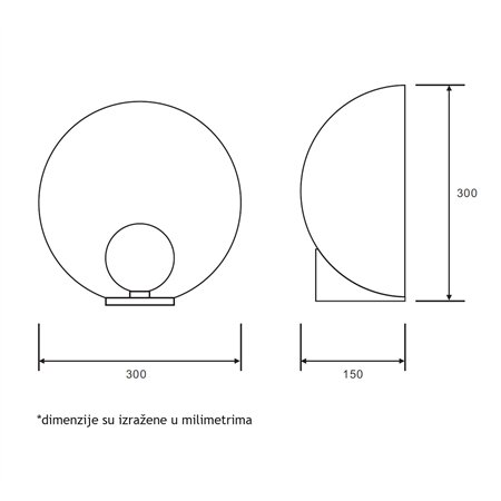 ARIA 46 STONA LAMPA 18W 3000K
