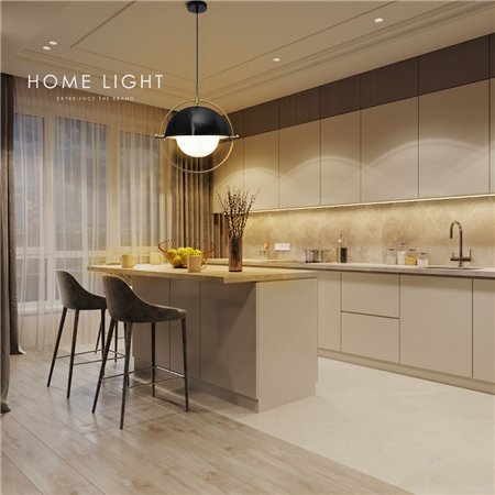 u kombinaciji crne i mesing boje sa jednim sijaličnim grlom E27.