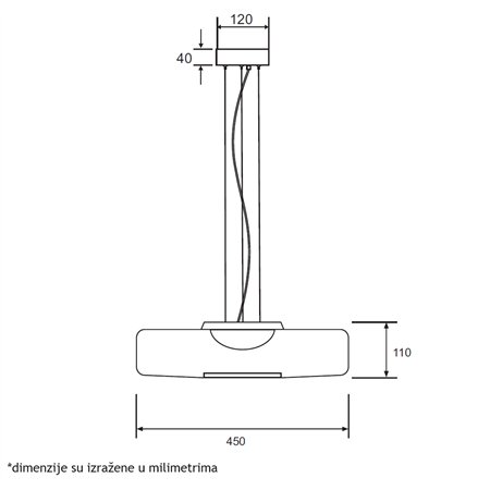 ARIA 53 VISILICA 8W 3000K