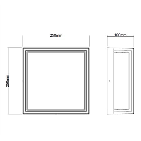 LED SVETILJKA W13255 20W 4000K IP54 BELA