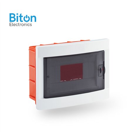 Ugradna razvodna tabla sa 8 mesta sa transparentnim vratima.