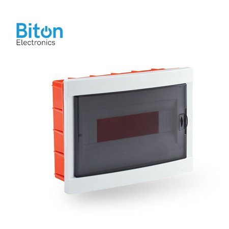 Ugradna razvodna tabla sa 12 mesta i transparentnim vratima.