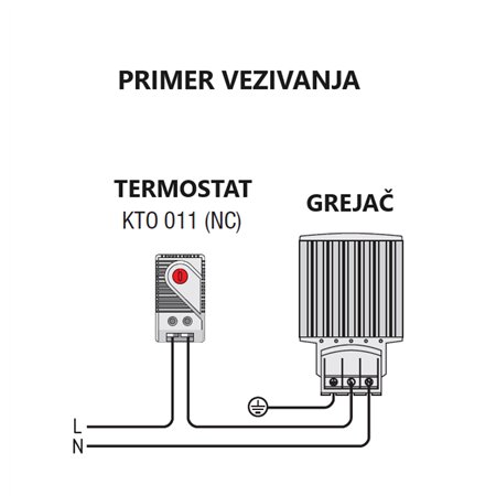 TERMOSTAT KTO 011 (NC)