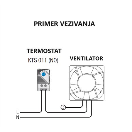 TERMOSTAT KTS 011 (NO)